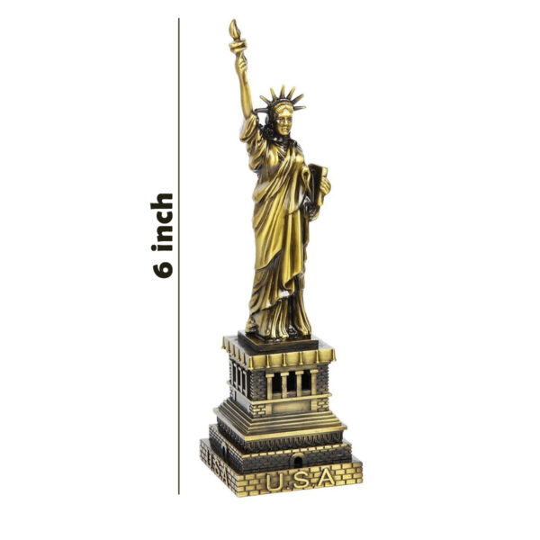 Statue of Liberty Little Showpiece (Metal Handcrafted, 6 Inch) - Image 4