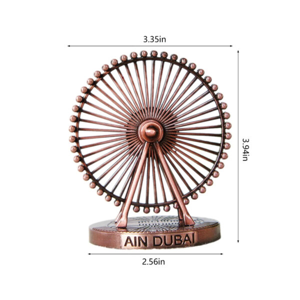 Ain Dubai Wheel Metal Toy Ain Dubai model – 4 Inch small size - Image 3