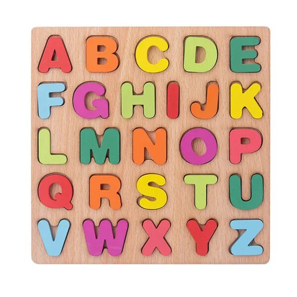 Wooden Alphabet Puzzles Learning Toys