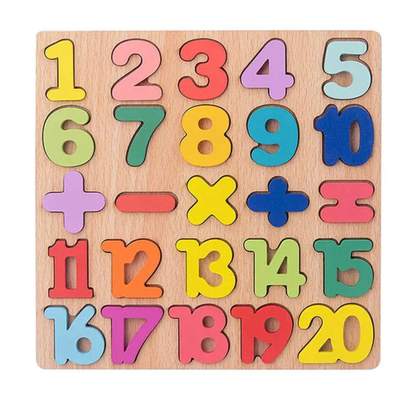 Wooden Number Puzzles – Fun Learning Toys for Kids