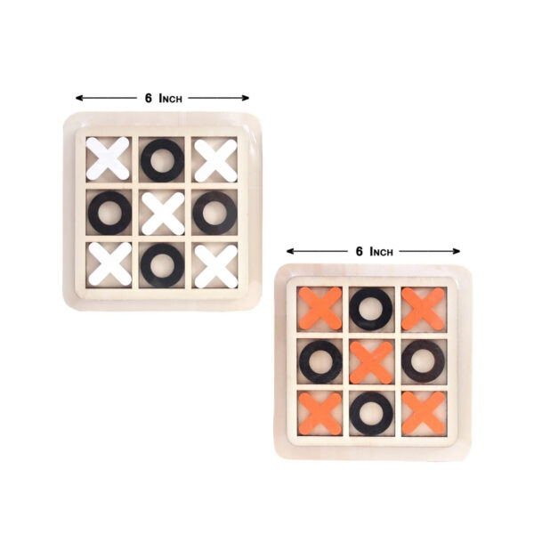 XOX Tic Tac Toe Game Multi Coloured Zero and Cross Game - Image 2