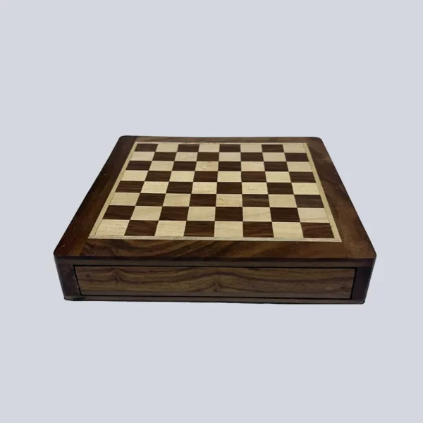 Wooden Magnetic Drawer Chess Board - 7 Inch - Image 6